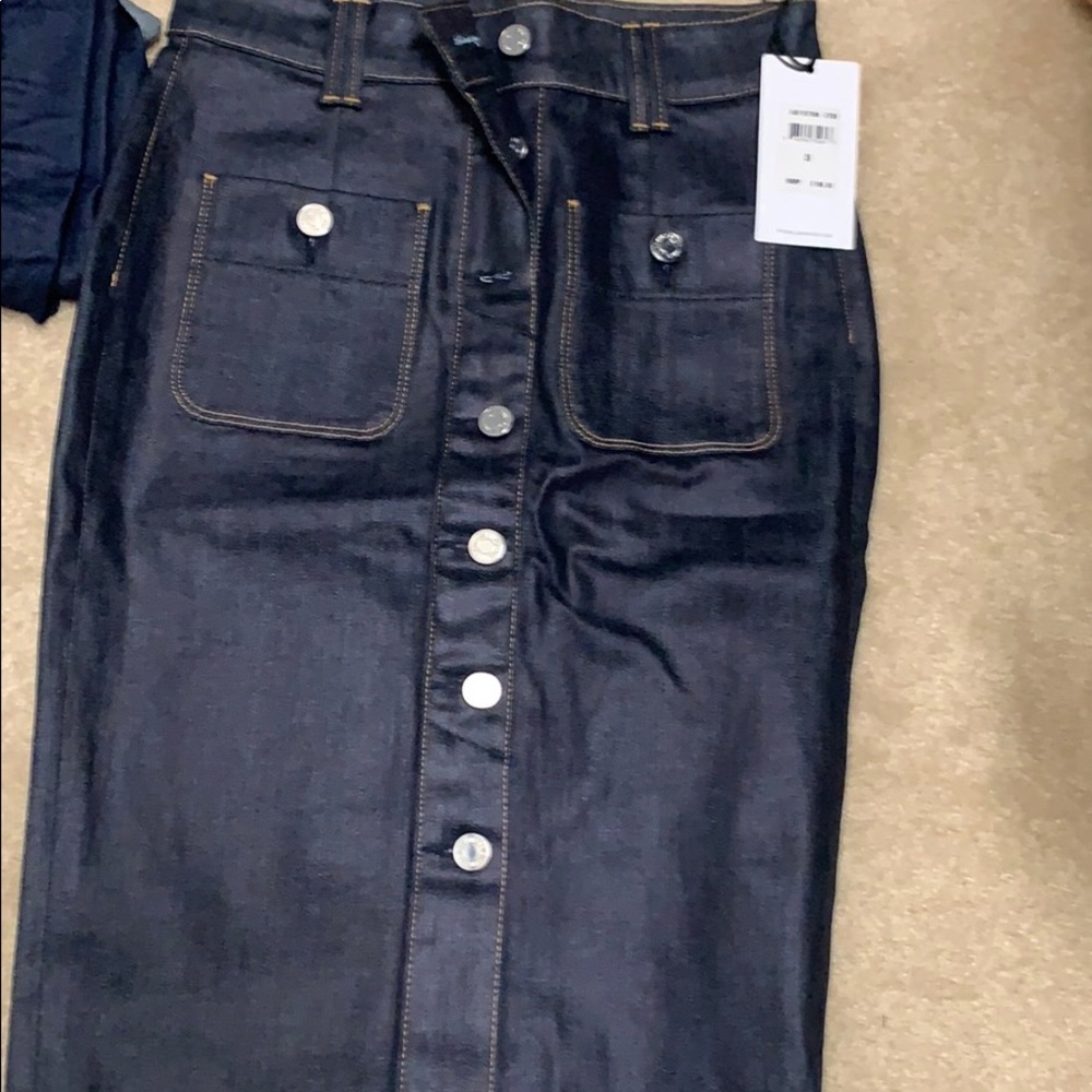 7 FOR ALL MANKIND DENIM SKIRT